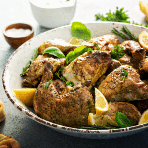 Pollo al ajillo